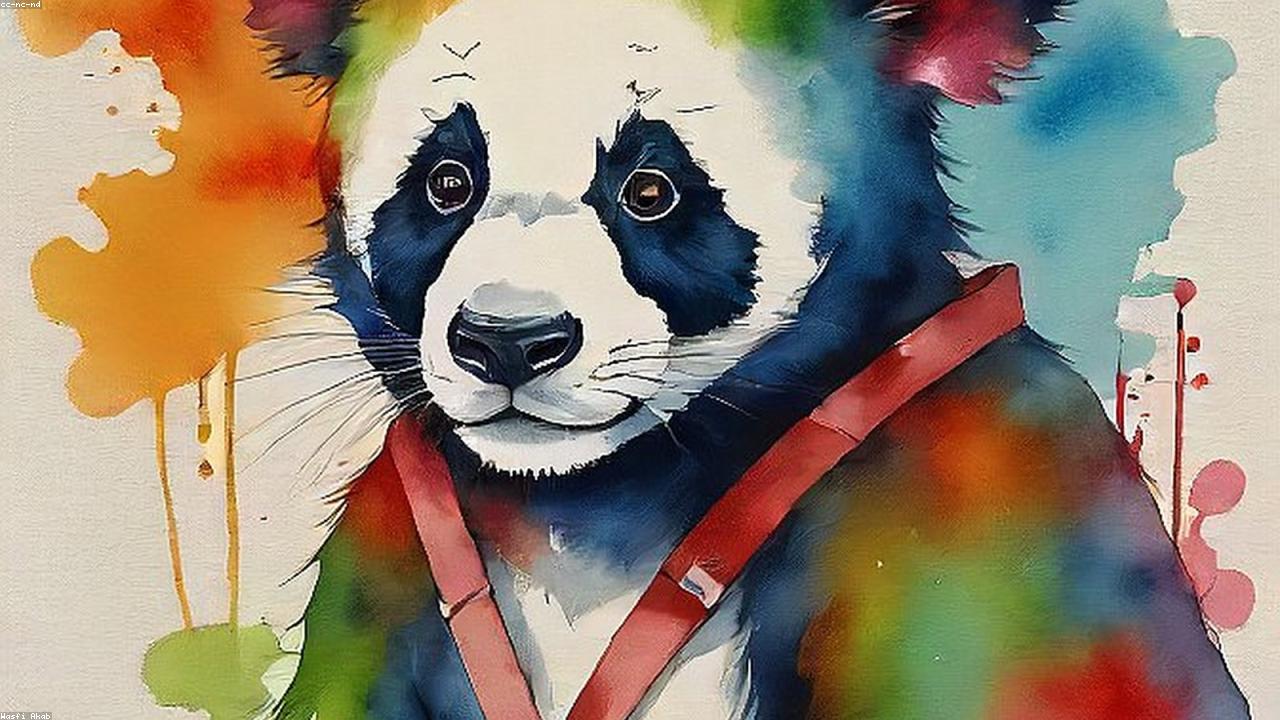 Flying panda visual opening scene